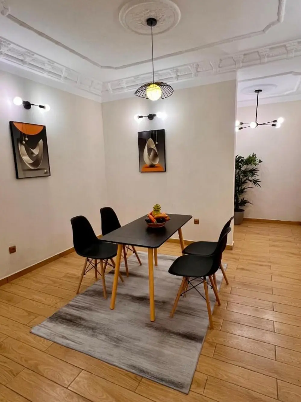 Chambre avec dressing en bois