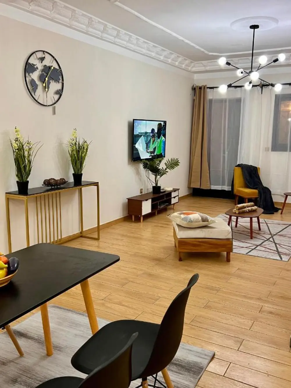 Cuisine équipée d'un appartement de la résidence
